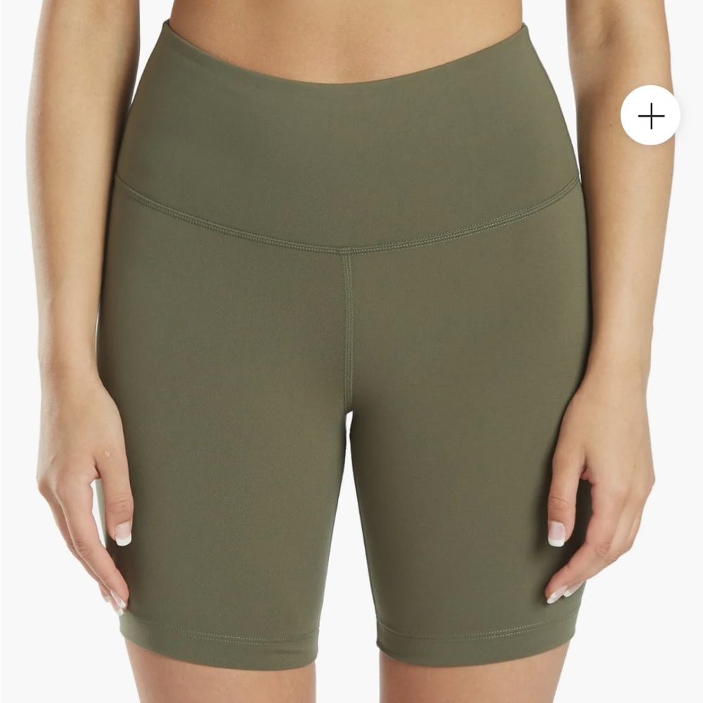 everyday yoga army green biker shorts